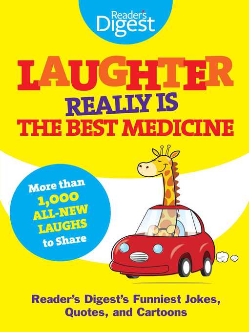 Title details for Laughter Really Is the Best Medicine by Editors of Reader's Digest - Available